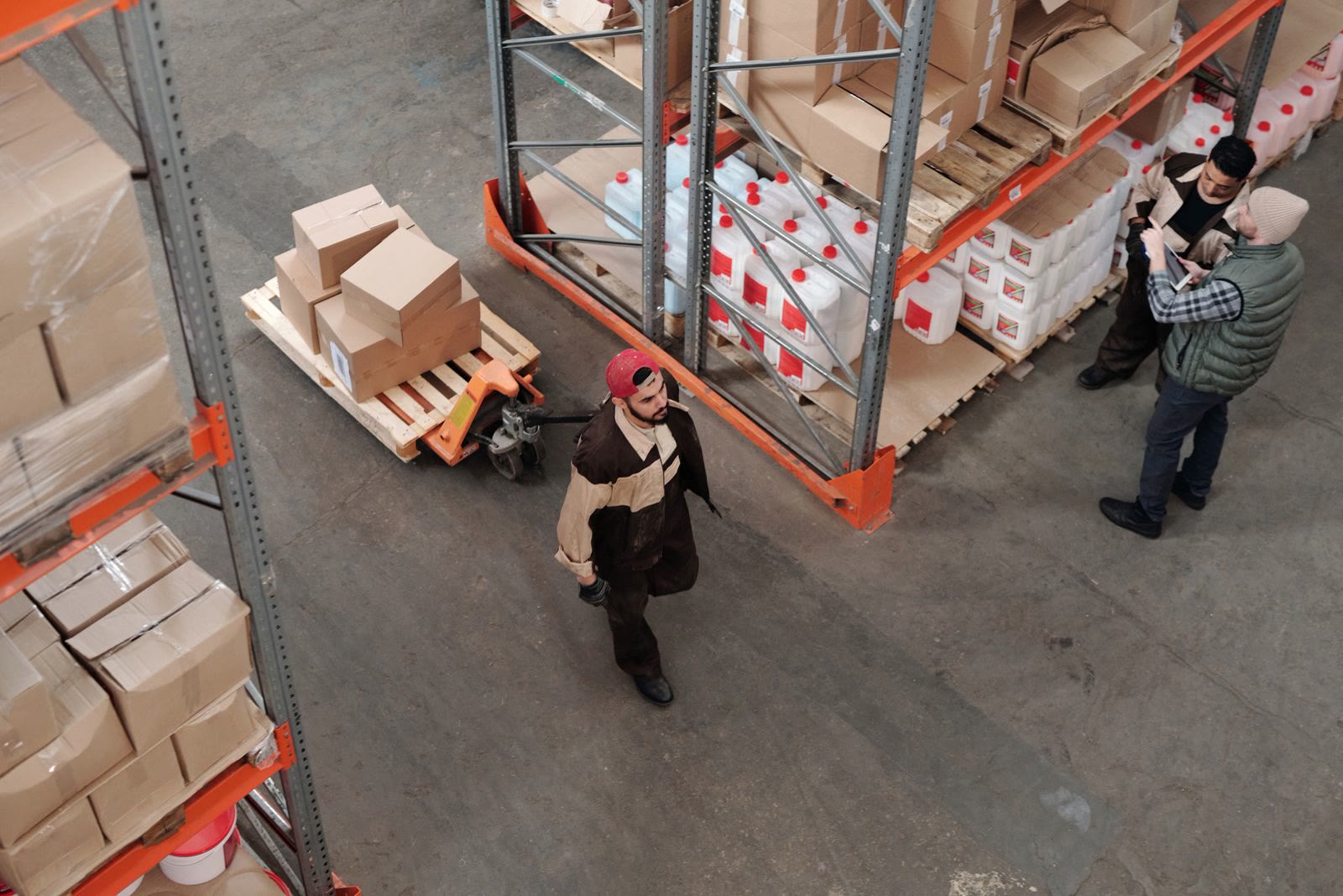 Warehouse storage for produce